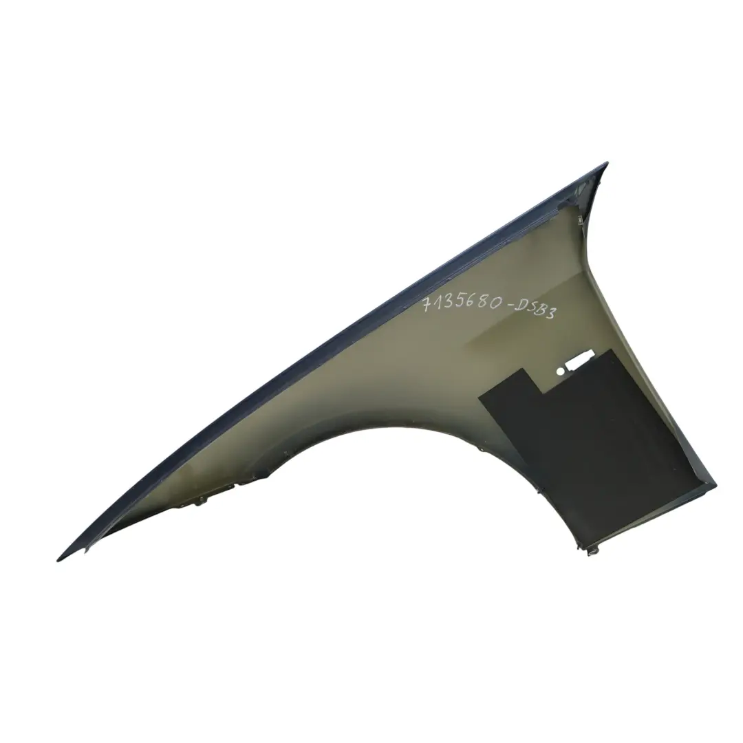 BMW E90 E91 Side Panel Fender Wing Front Right O/S Tiefseeblau Blue - A76 - SKU 7135680-DSB3 - Part number 7135680