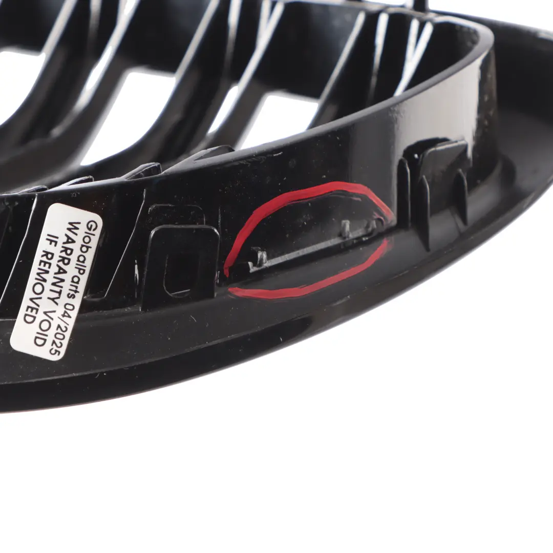 Unbranded BMW E92 E93 Set Griglia Rene Cornice Pannello Nero Anteriore - SKU 7157275-3 - Numero di parte 7157275