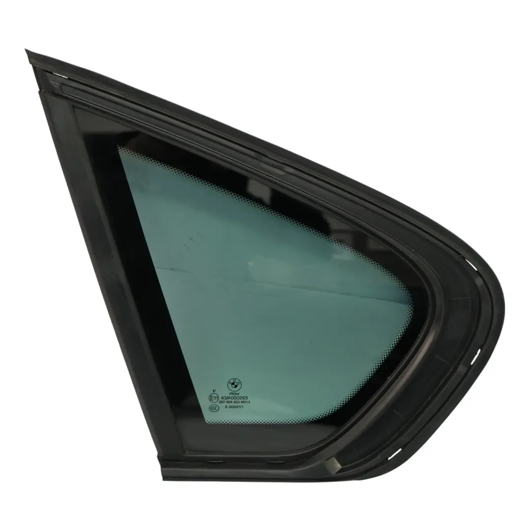 Finestrino Laterale Quarto Posteriore Sinistro Vetro AS3 per BMW X6 E71 con numero di parte 7182327 BMW X6 E71 Finestrino Laterale Quarto Posteriore Sinistro Vetro AS3 - SKU 7182327-2 - Numero di parte 7182327