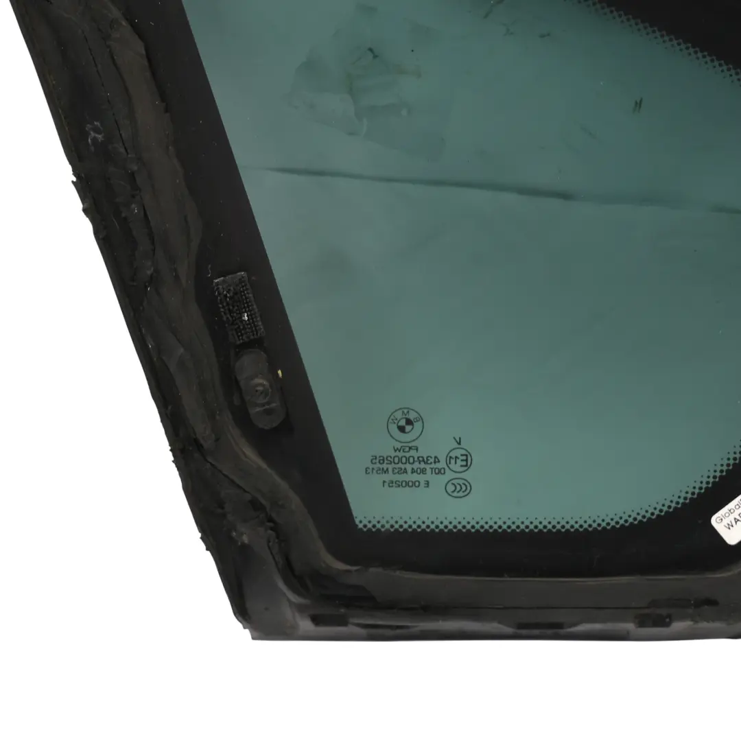 Side Window Quarter Rear Right O/S Glass Glazing Tinted AS3 to BMW X6 E71 with Part number 7182328 BMW X6 E71 Side Window Quarter Rear Right O/S Glass Glazing Tinted AS3 - SKU 7182328-2 - Part number 7182328