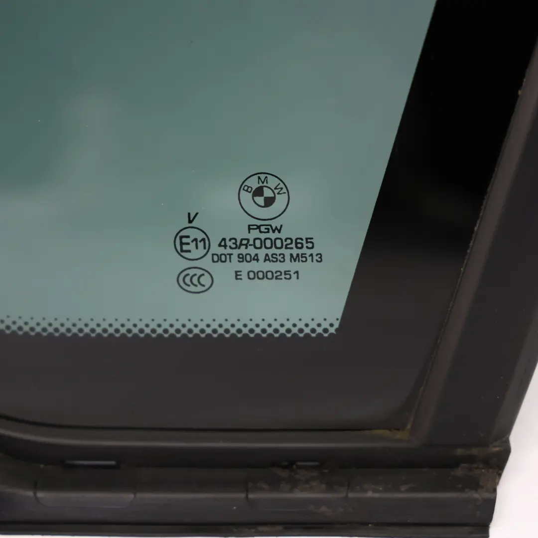 Ventana Lateral Trasera Derecha Cristal Tintado AS3 para BMW X6 E71 con número de pieza 7182328 BMW X6 E71 Ventana Lateral Trasera Derecha Cristal Tintado AS3 - SKU 7182328-2 - Número de pieza 7182328