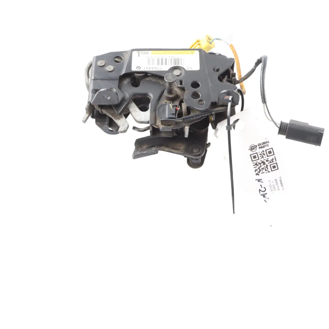 Bonnet Lock BMW F01 F02 F10 F11 Left N/S Hood Latch Catch Mechanism to with Part number 7184441 Bonnet Lock BMW F01 F02 F10 F11 Left N/S Hood Latch Catch Mechanism - SKU 7184441-1 - Part number 7184441