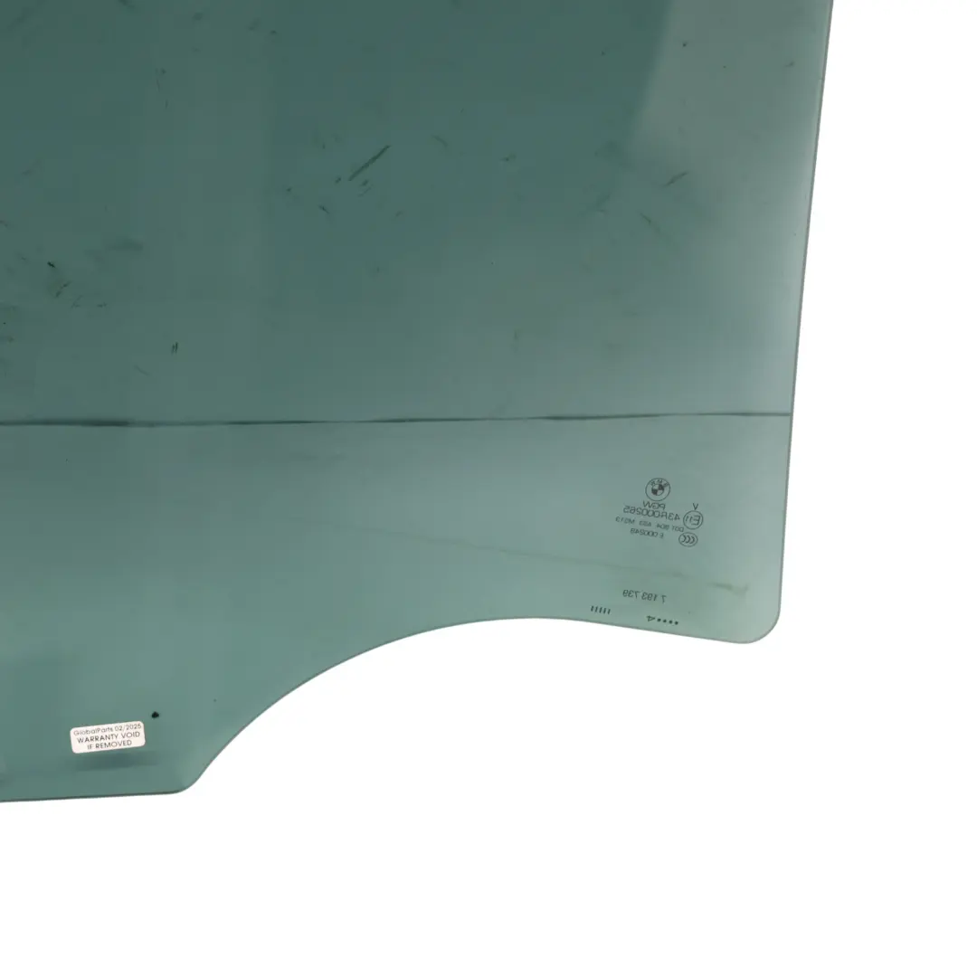 BMW X6 E71 Türfenster Glas Verglasung Getönt AS3 Hinten Links - SKU 7193739 - Teilenummer 7193739
