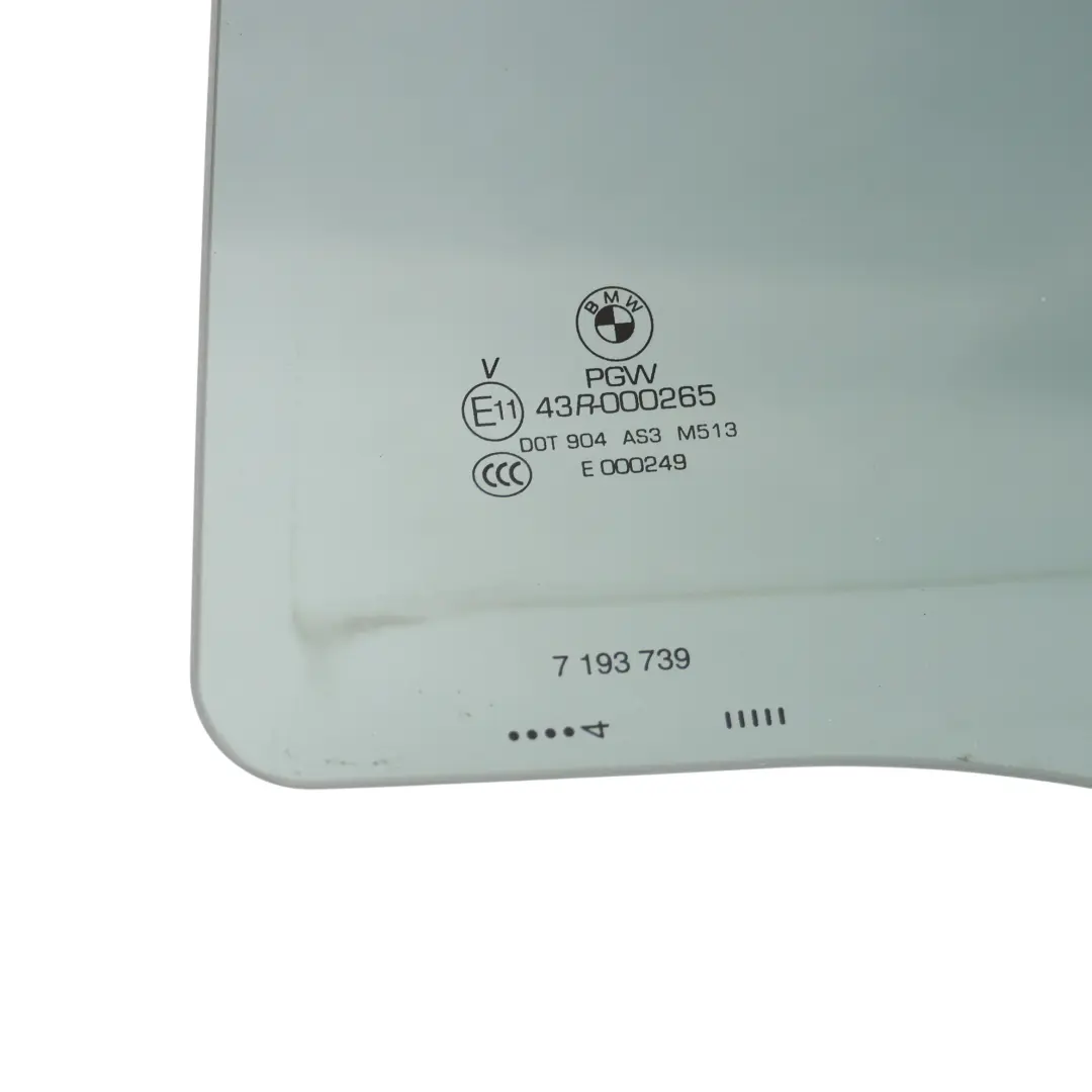 BMW X6 E71 Door Window Glass Glazing Tinted AS3 Rear Left N/S - SKU 7193739 - Part number 7193739