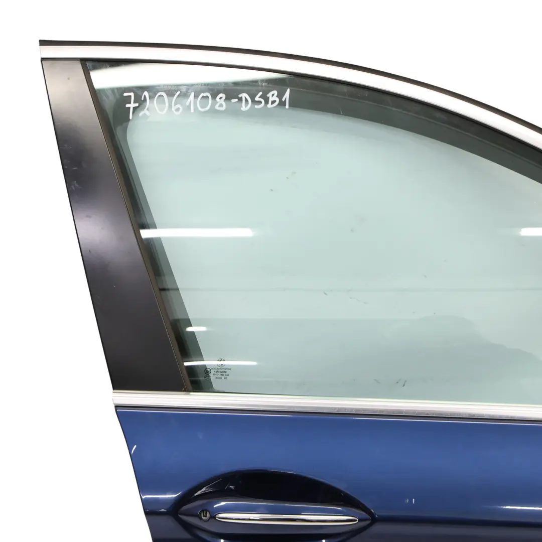 Puerta Delantera Derecha Tiefseeblau Deep Sea Blue - A76 para BMW F10 F11 con número de pieza 7206108 BMW F10 F11 Puerta Delantera Derecha Tiefseeblau Deep Sea Blue - A76 - SKU 7206108-DSB1 - Número de pieza 7206108