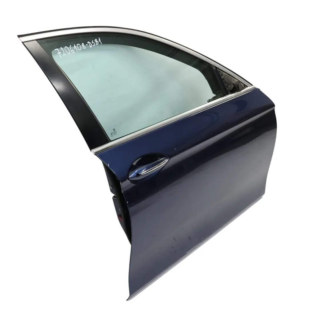 Porta Anteriore Destra Tiefseeblau Deep Sea Blue Metallic - A76 per BMW F10 F11 con numero di parte 7206108 BMW F10 F11 Porta Anteriore Destra Tiefseeblau Deep Sea Blue Metallic - A76 - SKU 7206108-DSB1 - Numero di parte 7206108