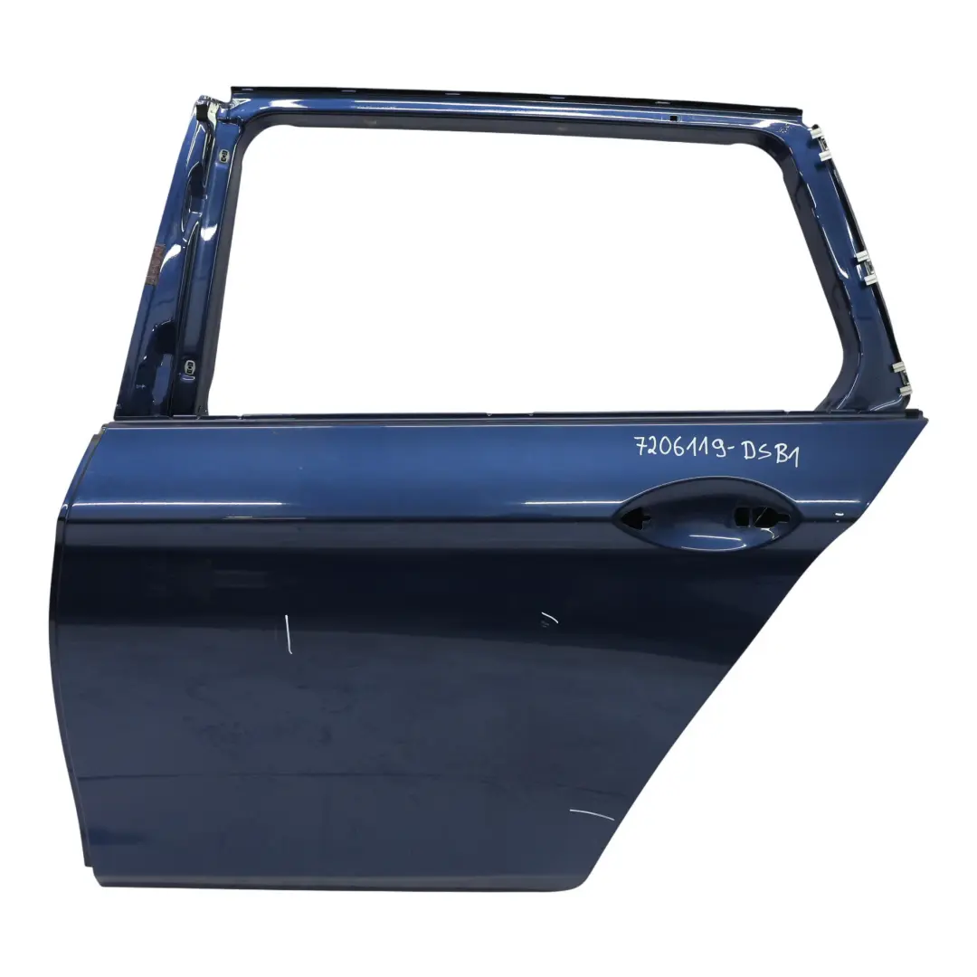 Tür Hinten Links Tiefseeblau Blau Metallic - A76 für BMW F11 Touring mit Teilenummer 7206119 BMW F11 Touring Tür Hinten Links Tiefseeblau Blau Metallic - A76 - SKU 7206119-DSB1 - Teilenummer 7206119