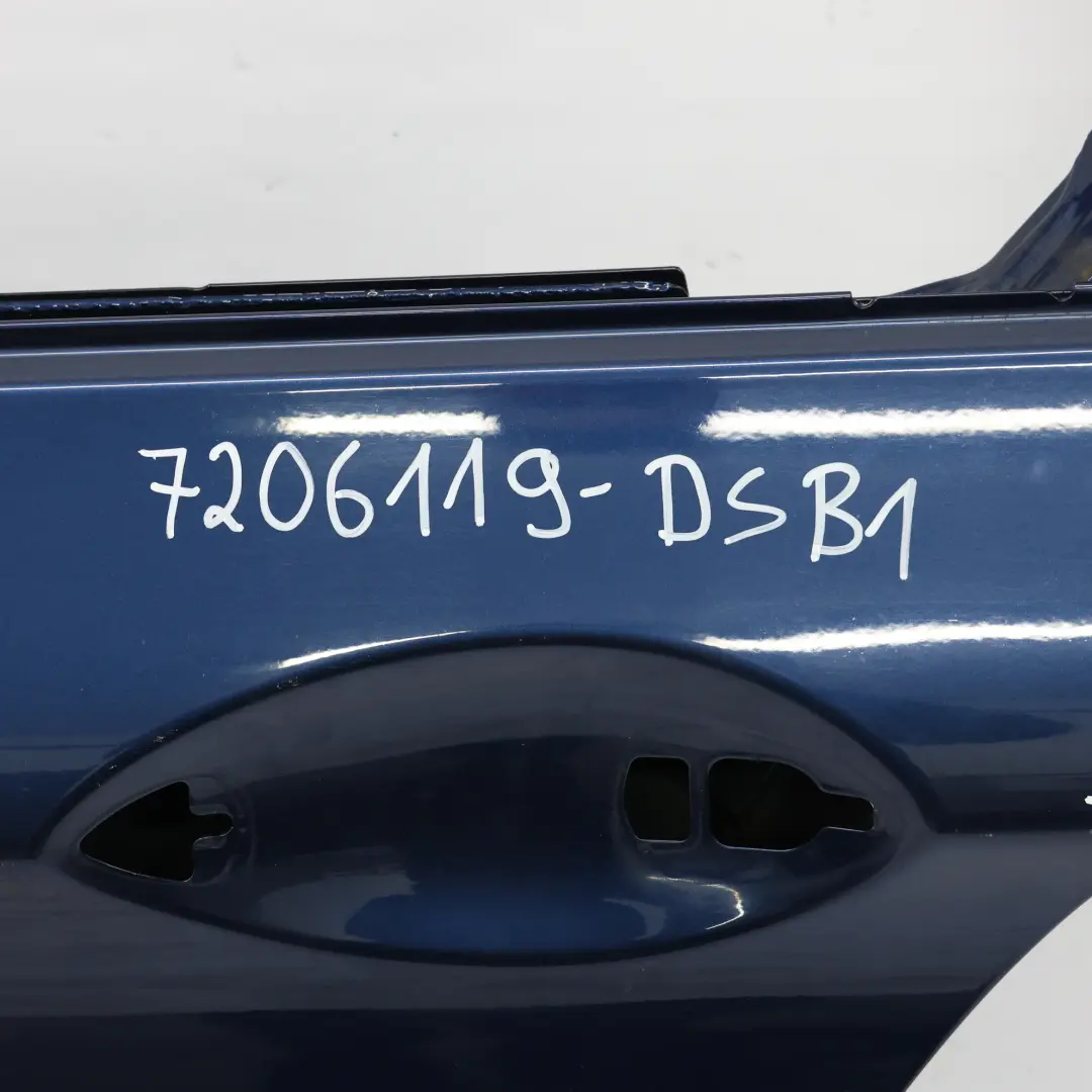 BMW F11 Touring Door Rear Left N/S Tiefseeblau Deep Sea Blue Metallic - A76 - SKU 7206119-DSB1 - Part number 7206119