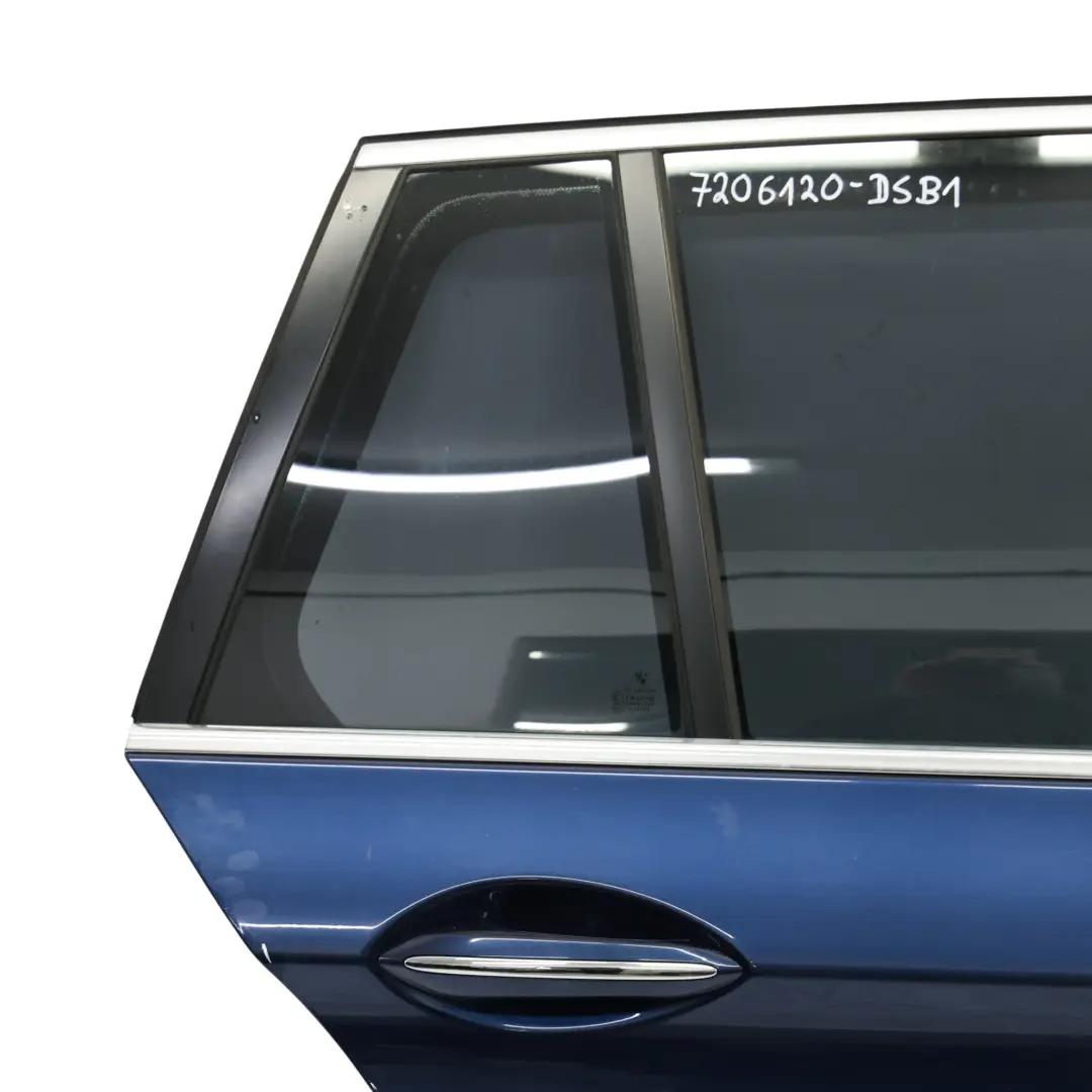 Puerta Trasera Derecha Tiefseeblau Deep Sea Blue - A76 para BMW F11 Touring con número de pieza 7206120 BMW F11 Touring Puerta Trasera Derecha Tiefseeblau Deep Sea Blue - A76 - SKU 7206120-DSB1 - Número de pieza 7206120
