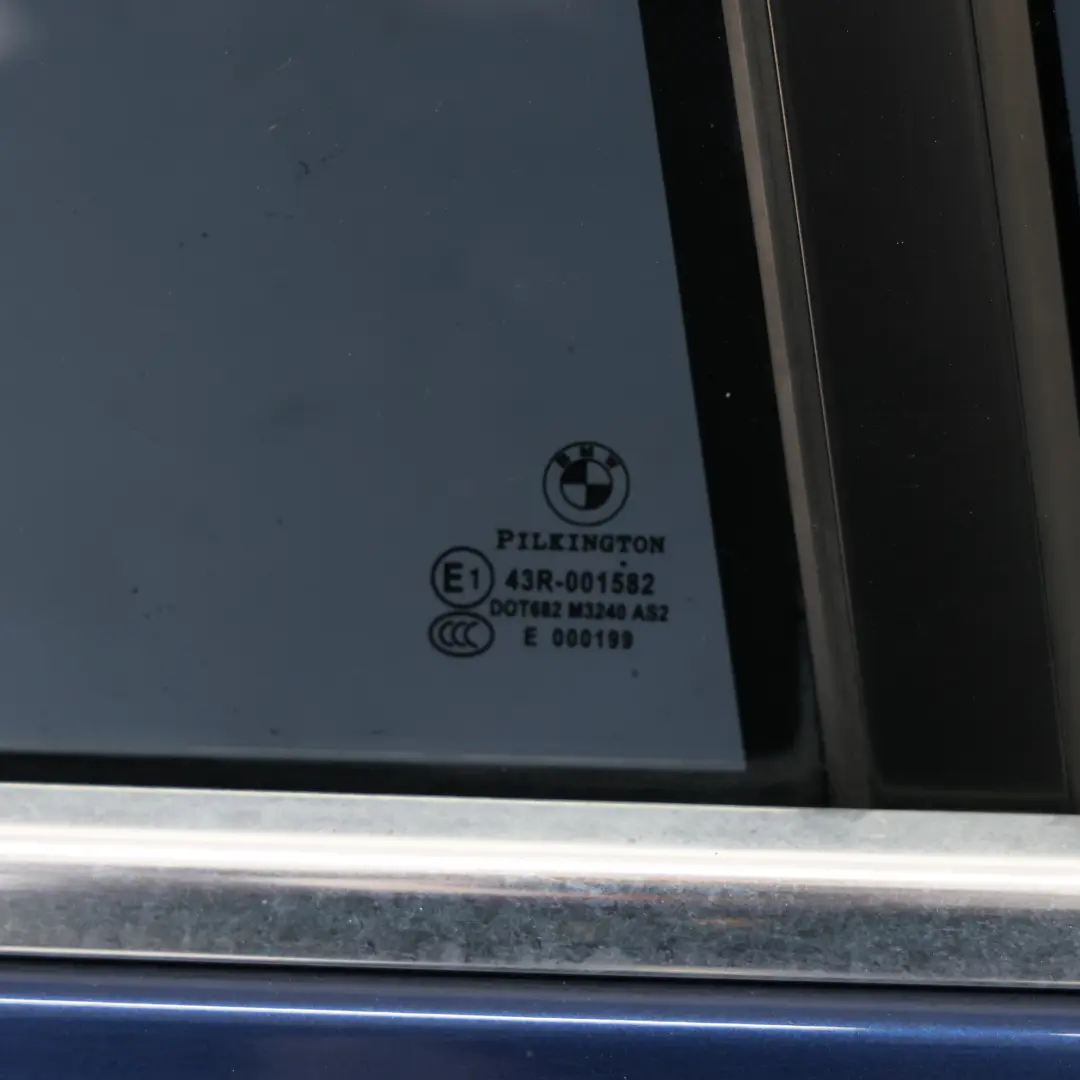 Door Rear Right O/S Tiefseeblau Deep Sea Blue Metallic - A76 BMW F11 Touring - SKU 7206120-DSB1 - Part number 7206120
