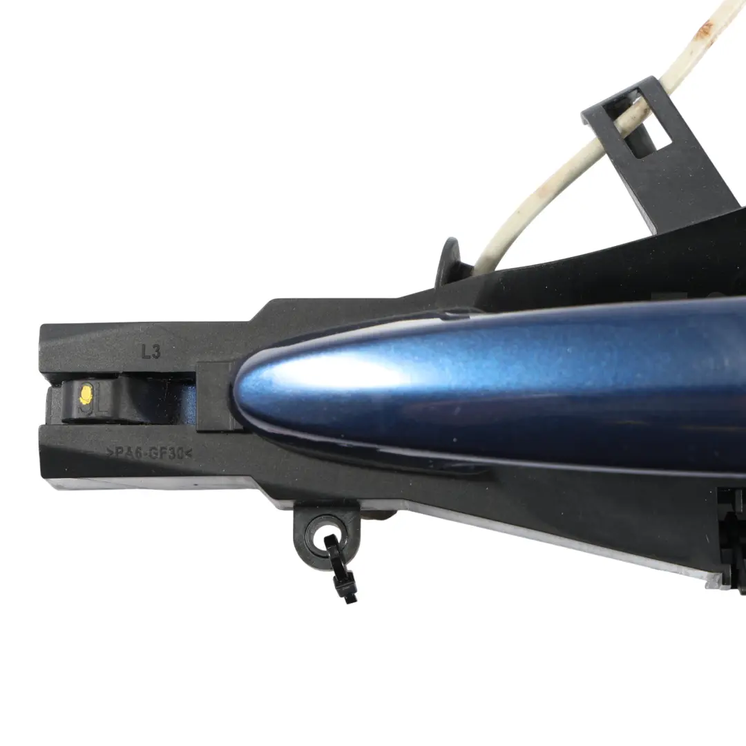 BMW X4 F26 F20 F83 Rear Door Handle Outside Left N/S Deep Sea Blue A76 - SKU 7207561-DSB - Part number 7207561