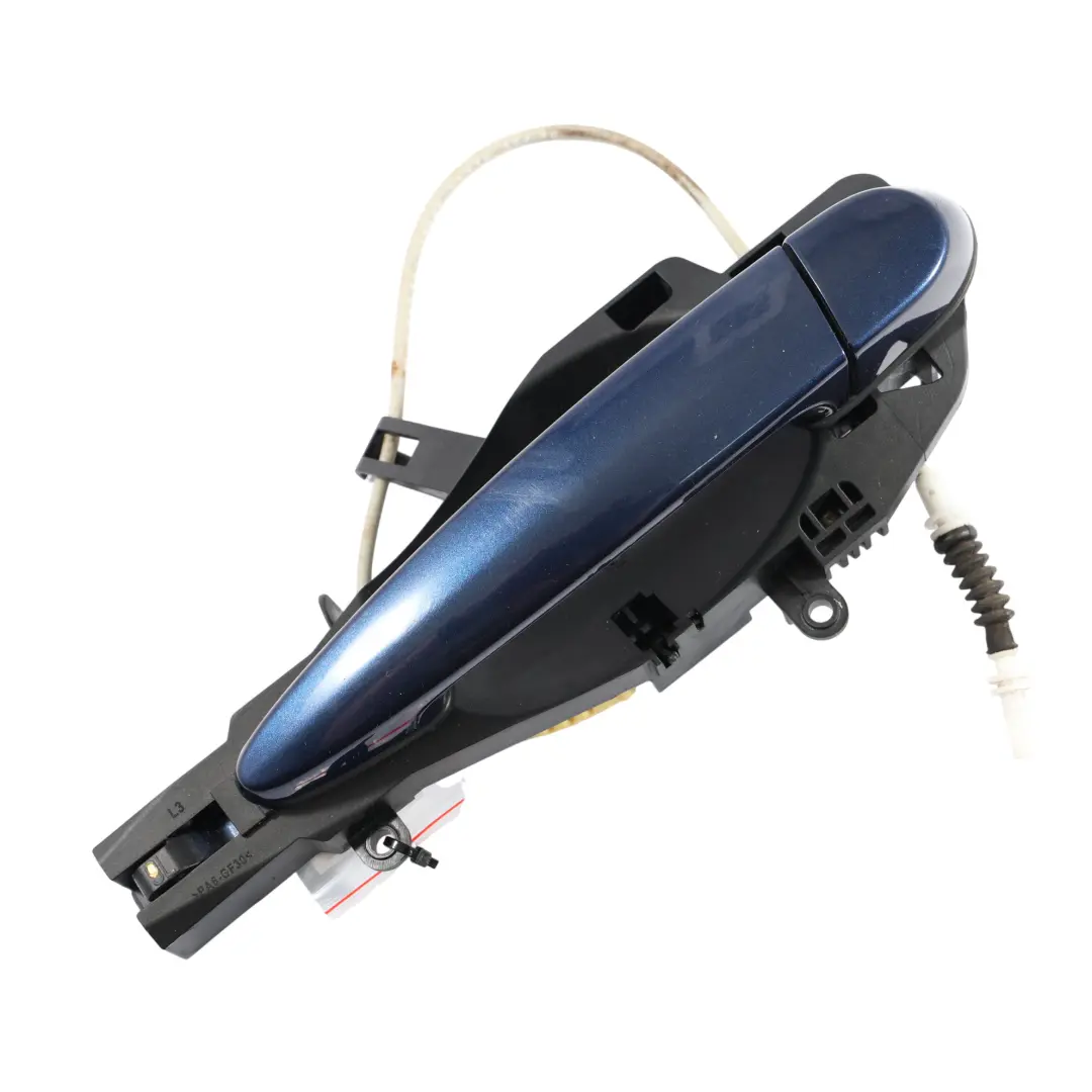 BMW X4 F26 F20 F83 Rear Door Handle Outside Left N/S Deep Sea Blue A76 - SKU 7207561-DSB - Part number 7207561