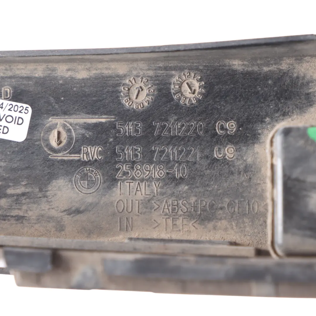 Trunk Tailgate Grip Handle License Number Plate Light to BMW F07 GT Rear with Part number 7211220 BMW F07 GT Rear Trunk Tailgate Grip Handle License Number Plate Light - SKU 7211220-1 - Part number 7211220