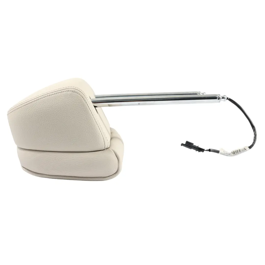 BMW F01 Headrest Front Seat Left Right N/O/S Leather Head Rest Dakota White - SKU 7226911 - Part number 7226911