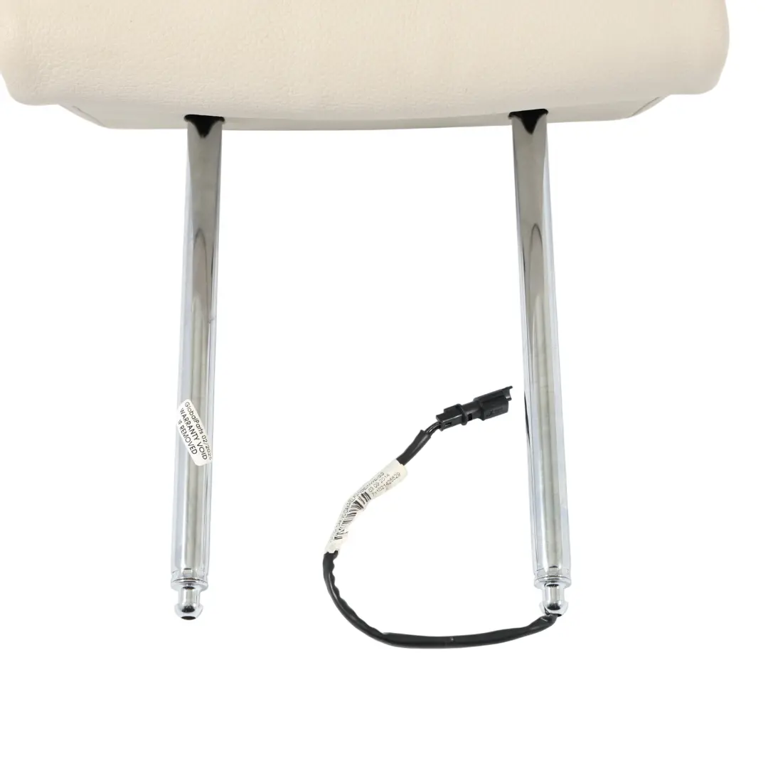 BMW F01 Reposacabezas Asiento Delantero Izquierda Derecha Cuero Dakota Blanco - SKU 7226911 - Número de pieza 7226911