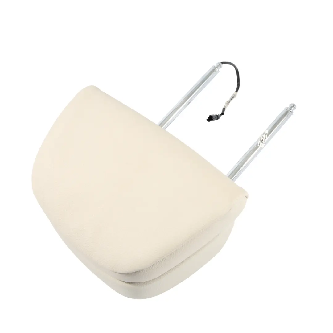 Headrest Front Seat Left Right N/O/S Leather Head Rest Dakota White to BMW F01 with Part number 7226911 BMW F01 Headrest Front Seat Left Right N/O/S Leather Head Rest Dakota White - SKU 7226911 - Part number 7226911