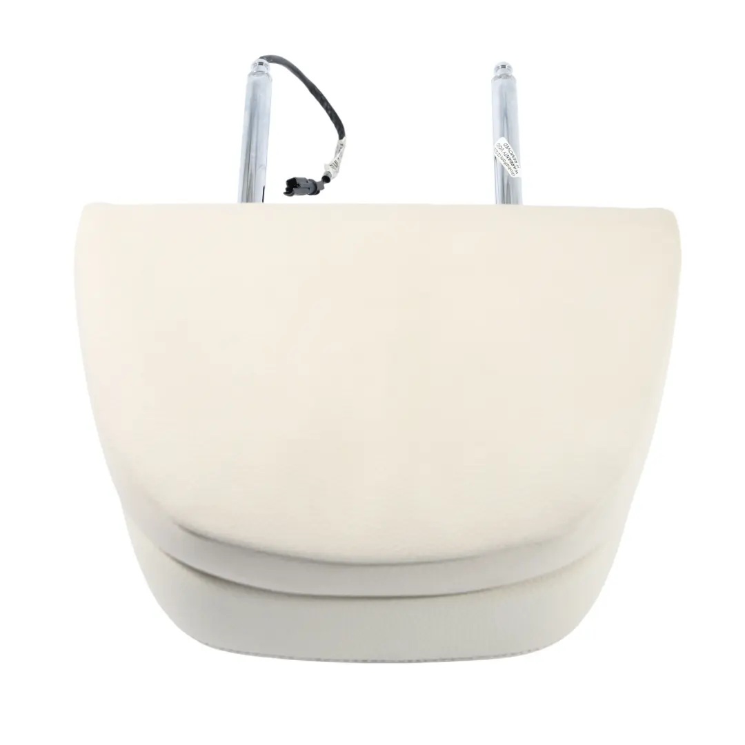 Headrest Front Seat Left Right N/O/S Leather Head Rest Dakota White to BMW F01 with Part number 7226911 BMW F01 Headrest Front Seat Left Right N/O/S Leather Head Rest Dakota White - SKU 7226911 - Part number 7226911