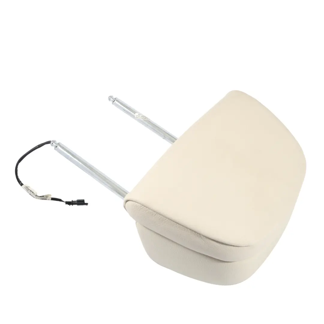 Reposacabezas Asiento Delantero Izquierda Derecha Cuero Dakota Blanco para BMW F01 con número de pieza 7226911 BMW F01 Reposacabezas Asiento Delantero Izquierda Derecha Cuero Dakota Blanco - SKU 7226911 - Número de pieza 7226911