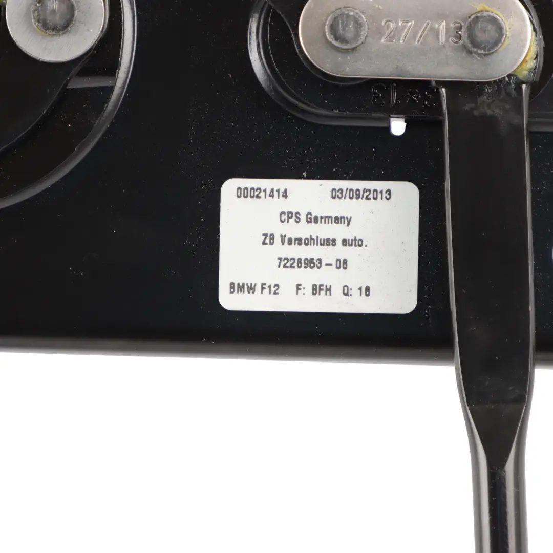 Support Mécanisme Verrouillage Toit Pliant pour BMW F12 Cabriolet à propos du numéro de pièce 7226953 BMW F12 Cabriolet Support Mécanisme Verrouillage Toit Pliant - SKU 7226953 - Numéro de pièce 7226953