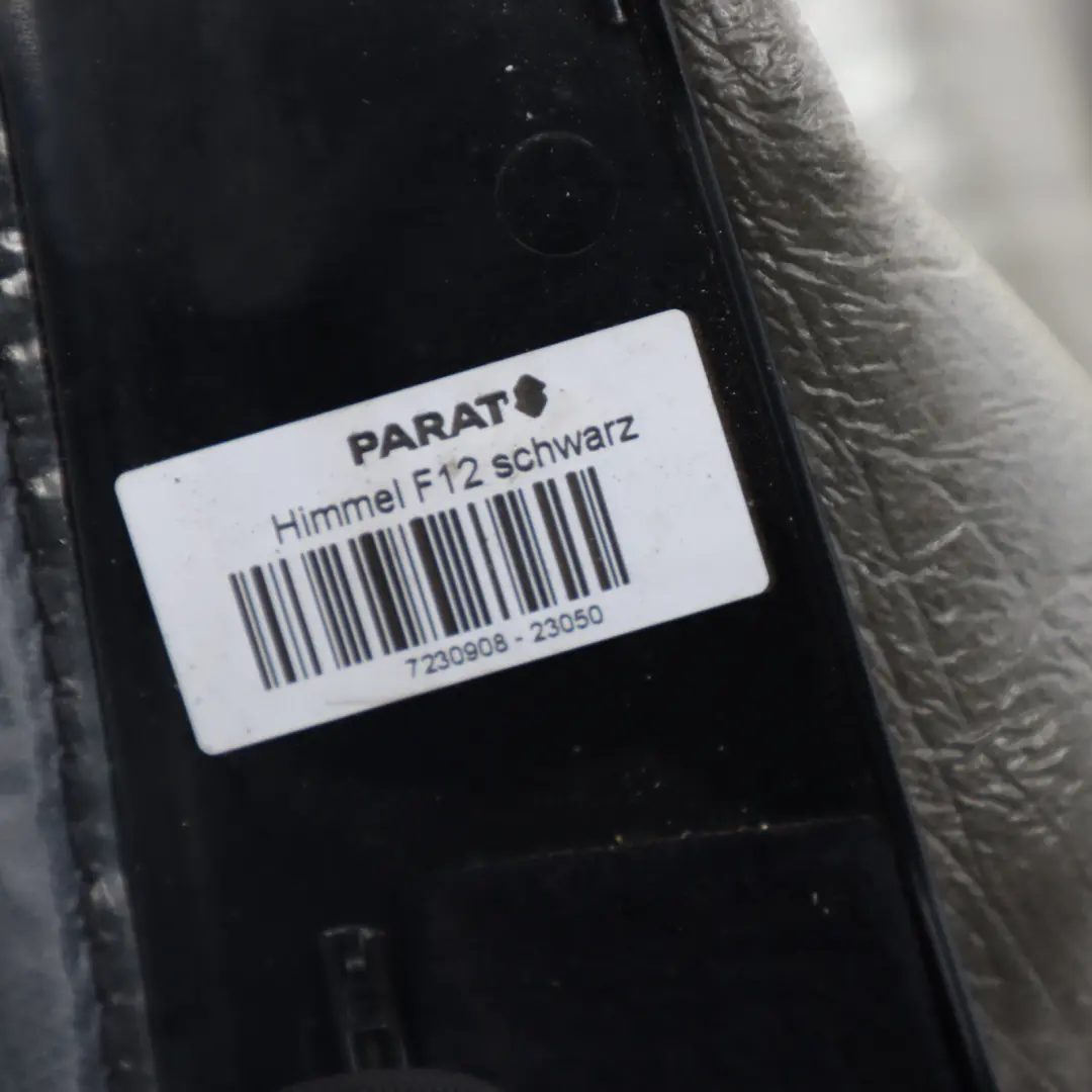 Headlining Trim Interior Cloth Liner Covering Black to BMW F12 Convertible with Part number 7226969 BMW F12 Convertible Headlining Trim Interior Cloth Liner Covering Black - SKU 7226969 - Part number 7226969