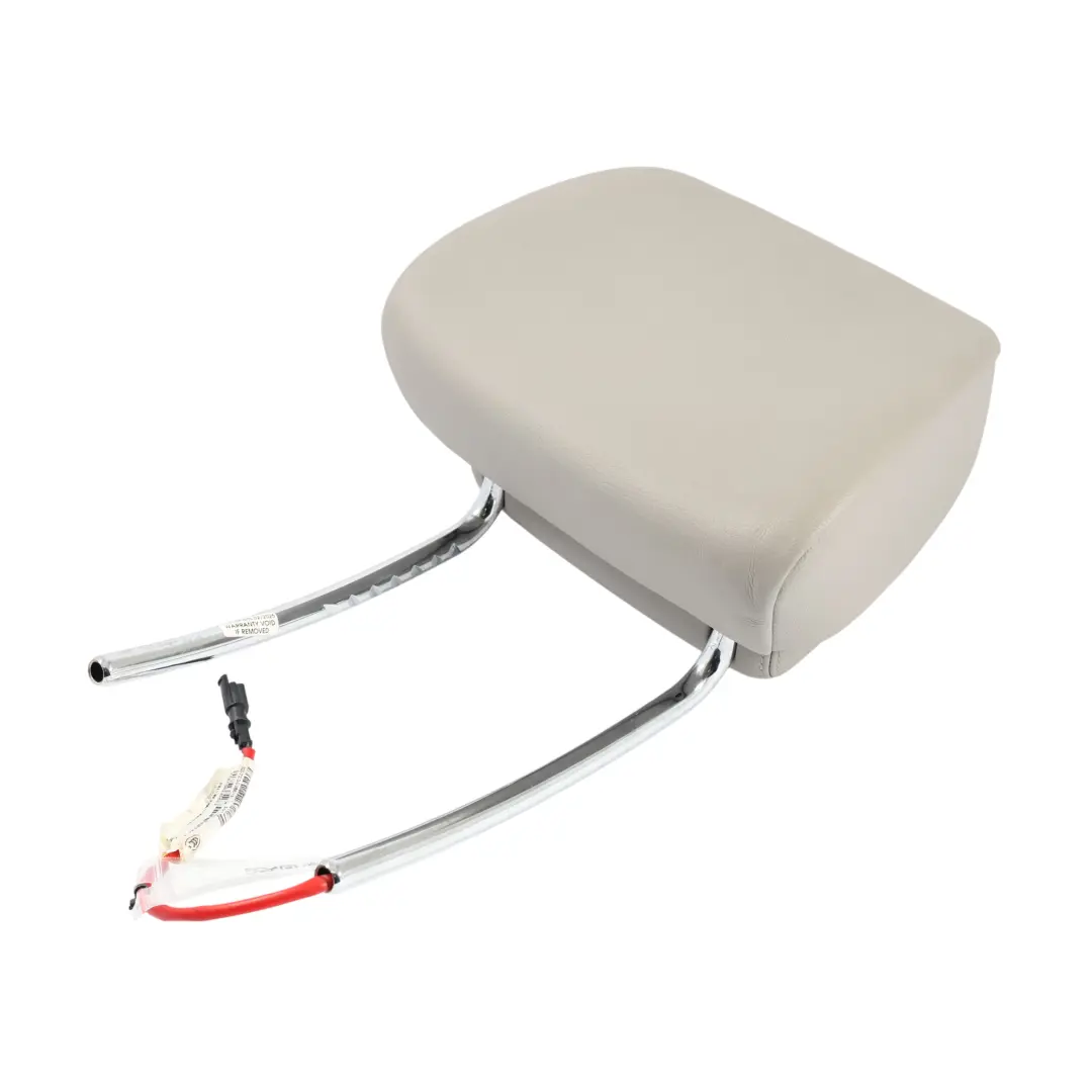 BMW F10 F11 Poggiatesta Sedile Anteriore Sinistro Destro Pelle Everest Grigio - SKU 7234968 - Numero di parte 7234968