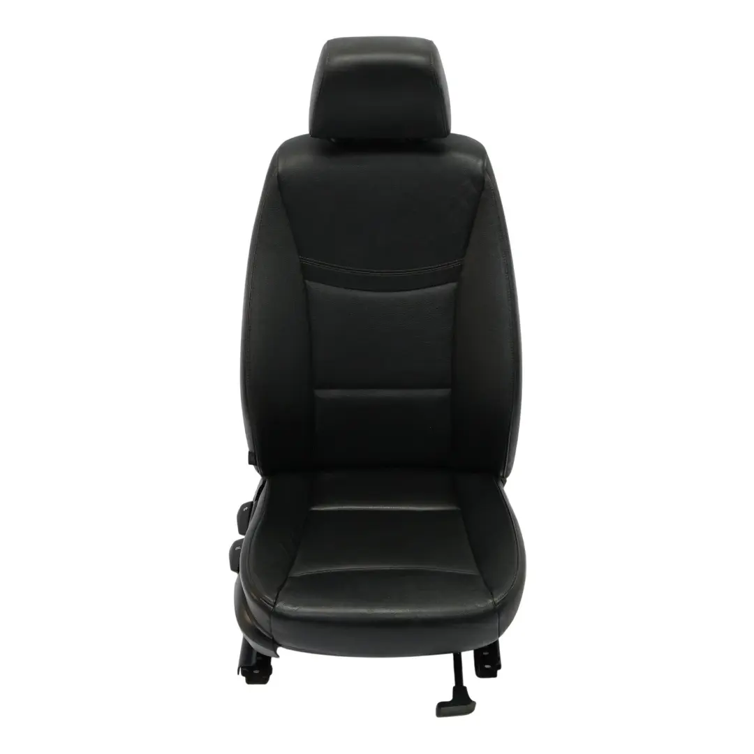 BMW E90 E91 LCI Asiento Delantero Derecho Calefaccionado Cuero Negro Dakota - SKU 7246800-4 - Número de pieza 7246800
