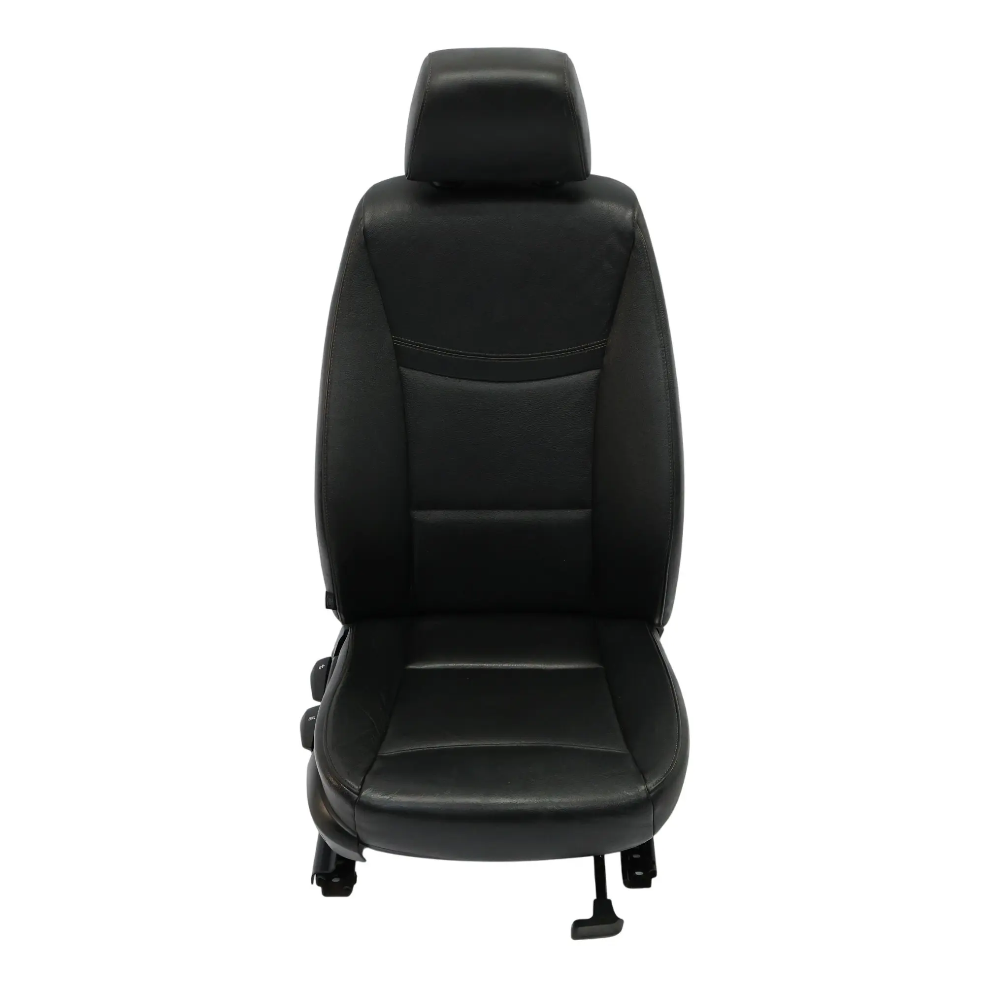 BMW E90 E91 LCI Sedile Anteriore Destro Interno Riscaldato Pelle Nera Dakota
