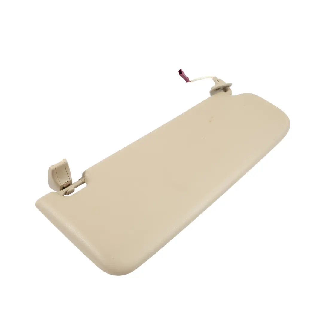 Sun Visor With Mirror Panel Left N/S Cream Beige Trim to BMW E92 with Part number 7252061 BMW E92 Sun Visor With Mirror Panel Left N/S Cream Beige Trim - SKU 7252061 - Part number 7252061