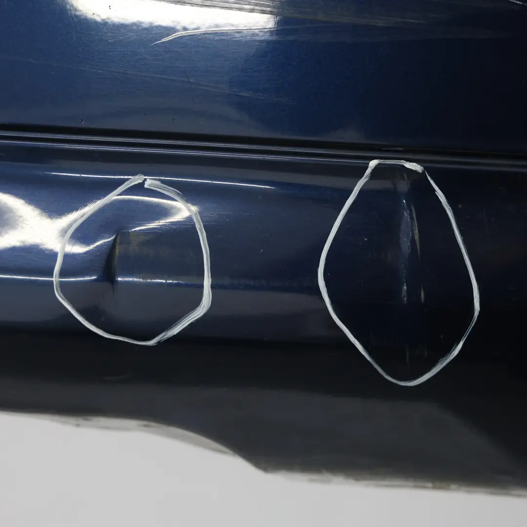 BMW F11 Touring Rear Bumper Panel PDC Covering Tiefseeblau Deep Sea Blue - A76 - SKU 7254917-DSB1 - Part number 7254917