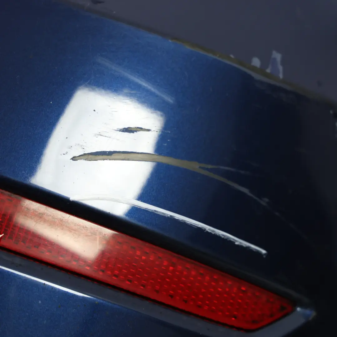 BMW F11 Touring Rear Bumper Panel PDC Covering Tiefseeblau Deep Sea Blue - A76 - SKU 7254917-DSB1 - Part number 7254917
