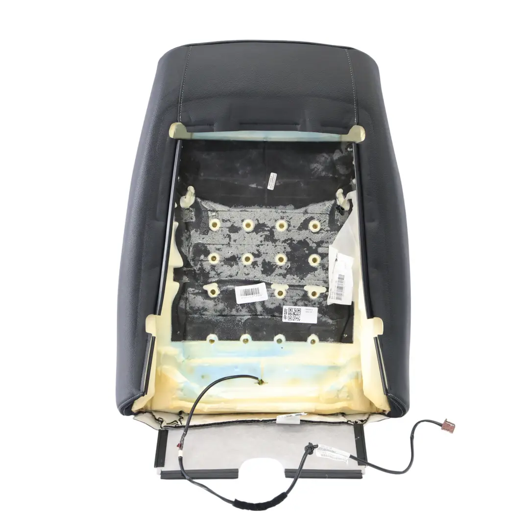 BMW X3 F25 Seat Backrest Front Right O/S Heated Leather Nevada Black - SKU 7255656-2 - Part number 7255656