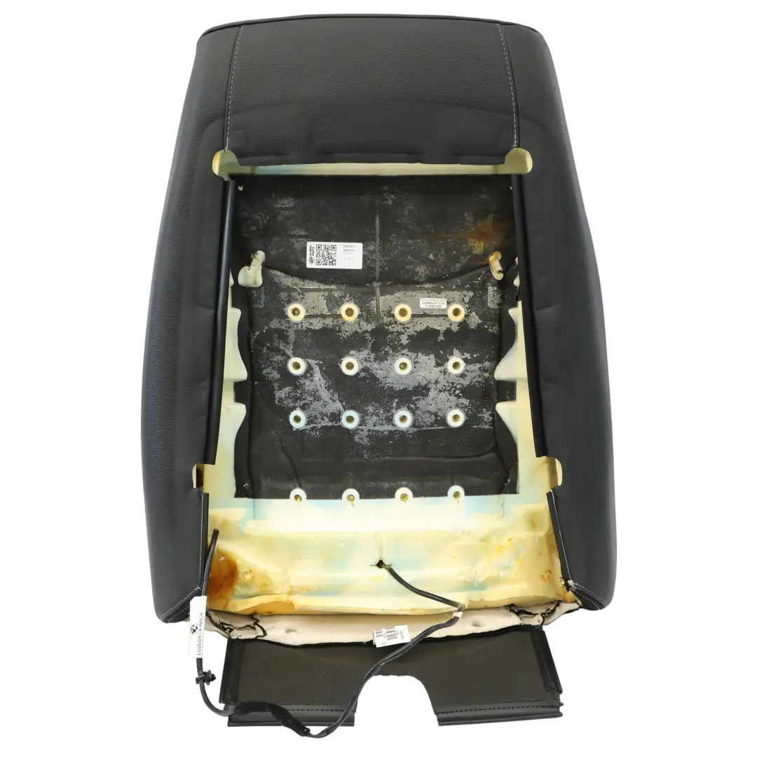 BMW X3 F25 Asiento Respaldo Delantero Derecho Calefactable Cuero Nevada Negro - SKU 7255656-3 - Número de pieza 7255656