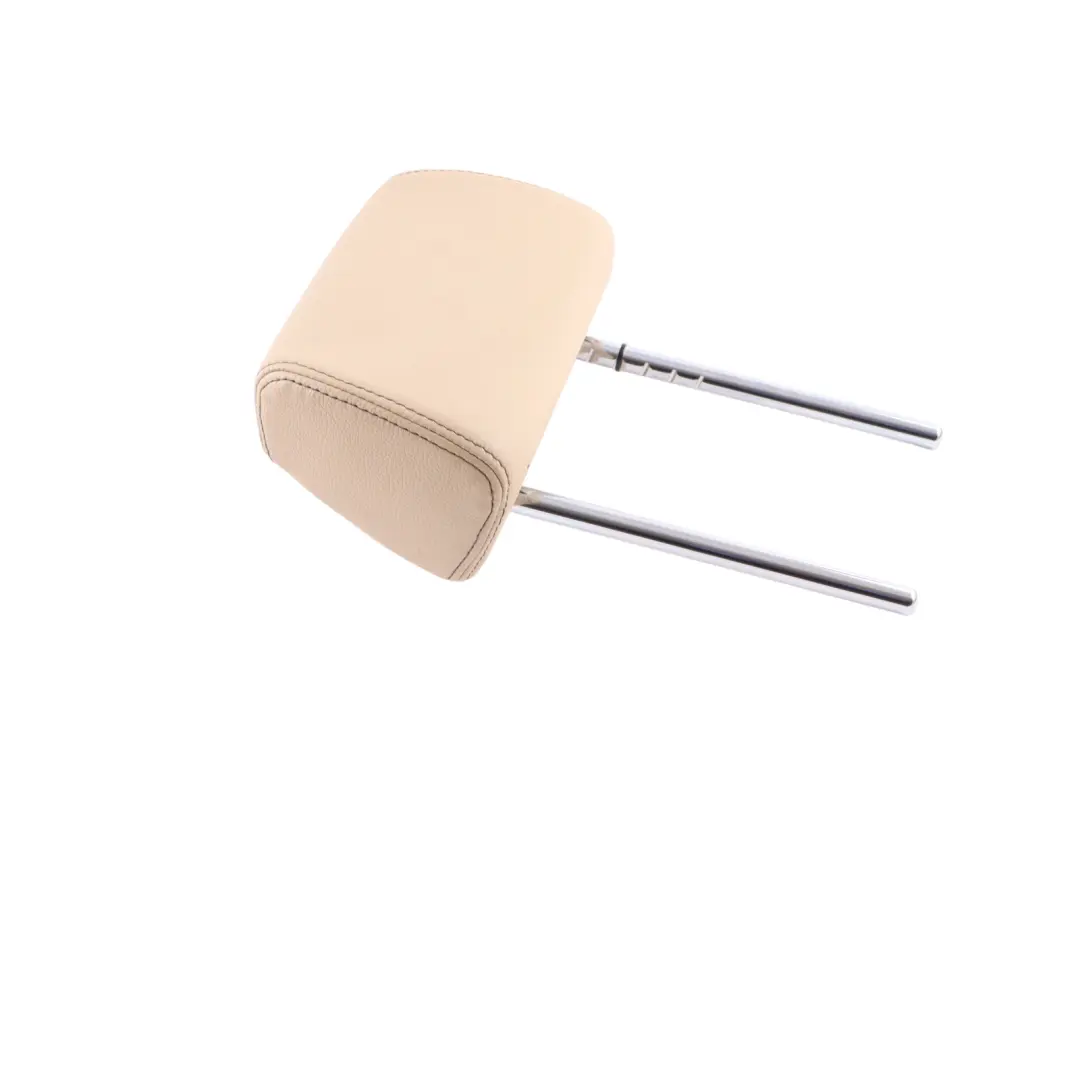 Reposacabezas Trasero Izquierdo Derecho Cuero Beige para BMW F25 con número de pieza 7256528 BMW F25 Reposacabezas Trasero Izquierdo Derecho Cuero Beige - SKU 7256528 - Número de pieza 7256528