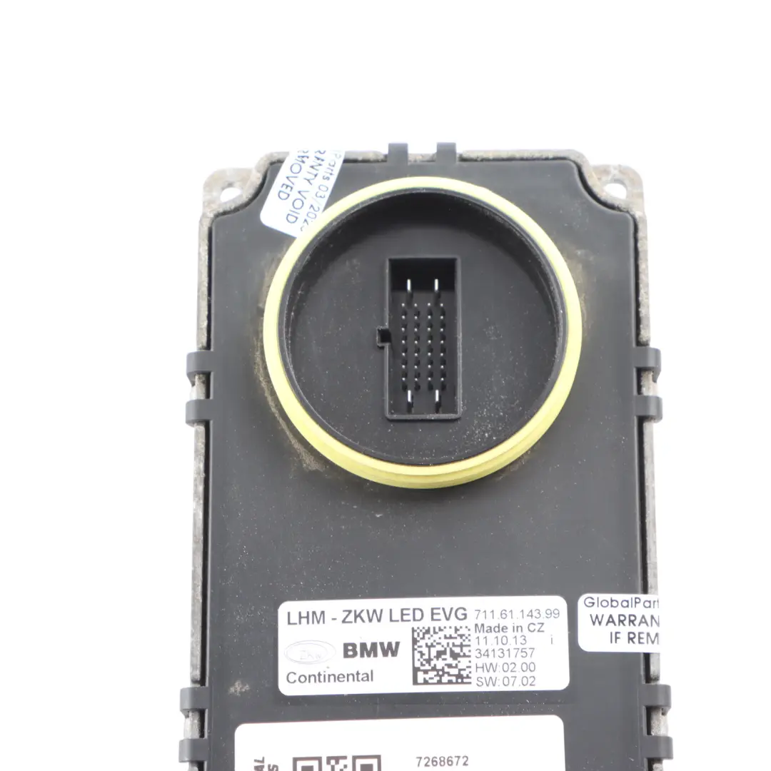BMW F12 Front Lamp Headlight Main Control Module Unit ECU - SKU 7268672 - Part number 7268672
