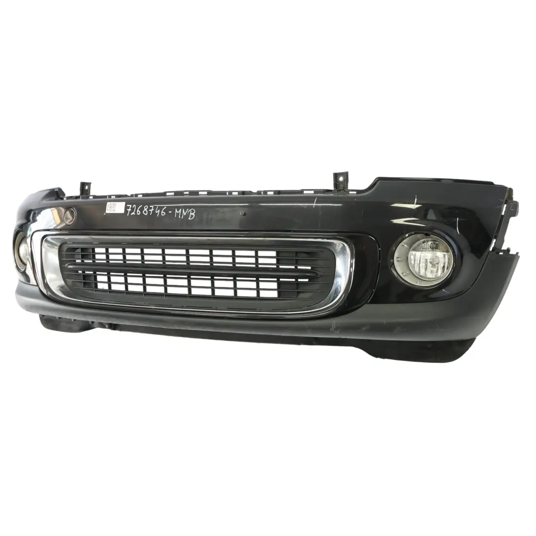Mini R55 R56 LCI Panneau d'habillage de pare-chocs avant Midnight Black - A94 - SKU 7268746-MNB - Numéro de pièce 7268746