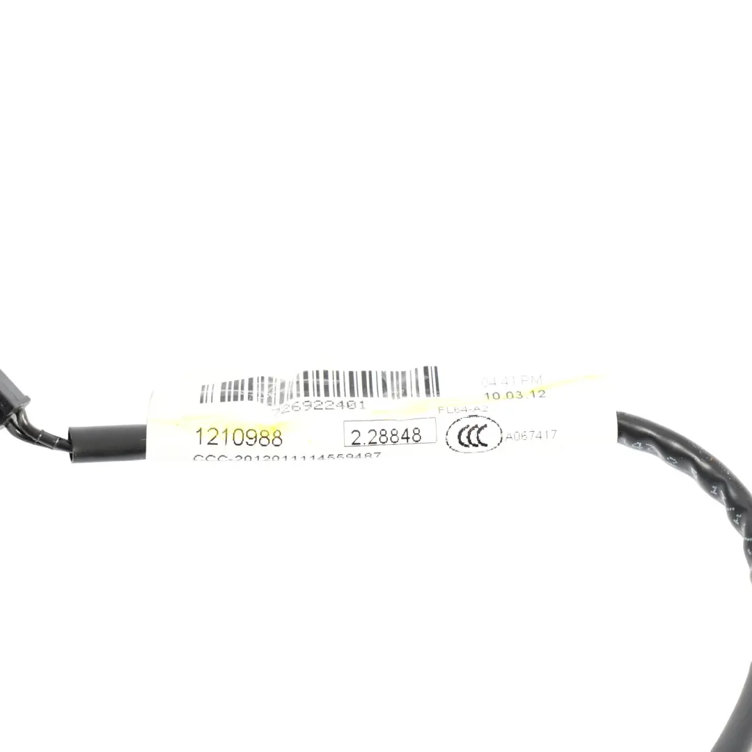 BMW X5 X6 E70 E71 Vordersitz Elektrische Kopfstütze Schwarz Leder Nevada - SKU 7269224 - Teilenummer 7269224