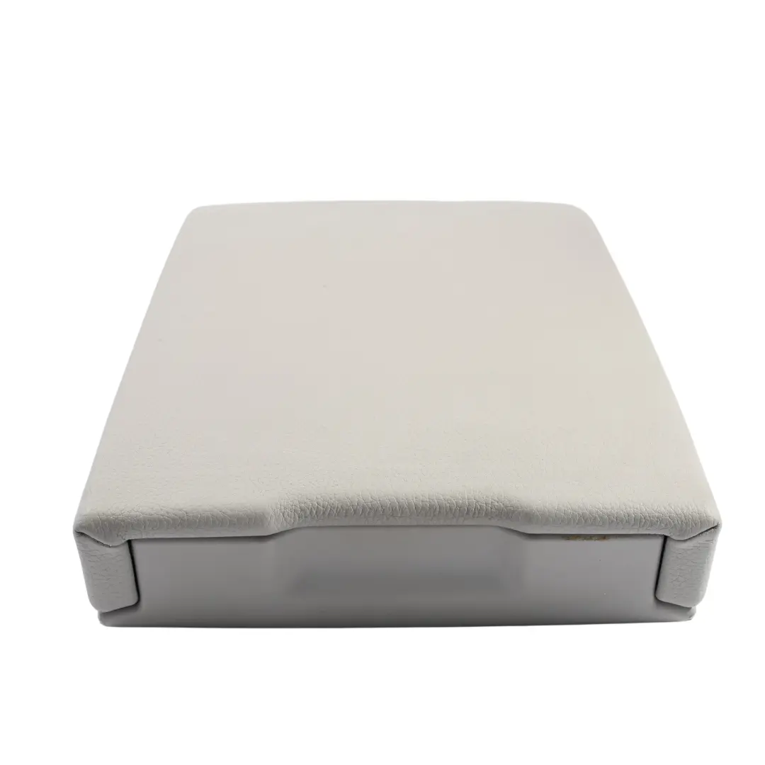 BMW F10 F11 Armrest Rear Seat Centre Storage Trim Cover Grey Leather - SKU 7278002 - Part number 7278002