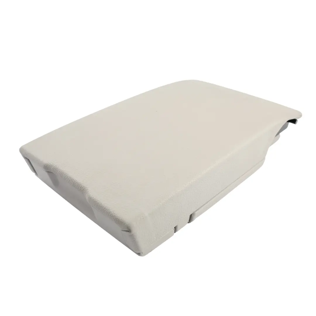 BMW F10 F11 Armrest Rear Seat Centre Storage Trim Cover Grey Leather - SKU 7278002 - Part number 7278002