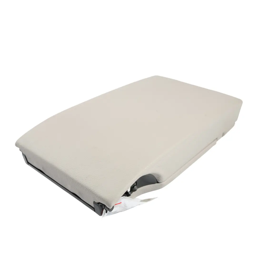 BMW F10 F11 Armrest Rear Seat Centre Storage Trim Cover Grey Leather - SKU 7278002 - Part number 7278002