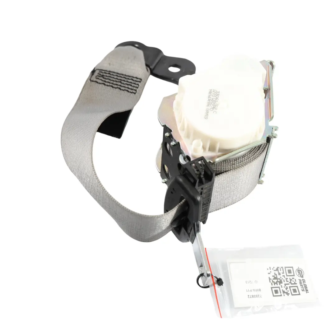 Sicherheitsgurt Hinten Rechts Oben Everest Grau für BMW F11 Touring mit Teilenummer 7285872 BMW F11 Touring Sicherheitsgurt Hinten Rechts Oben Everest Grau - SKU 7285872 - Teilenummer 7285872