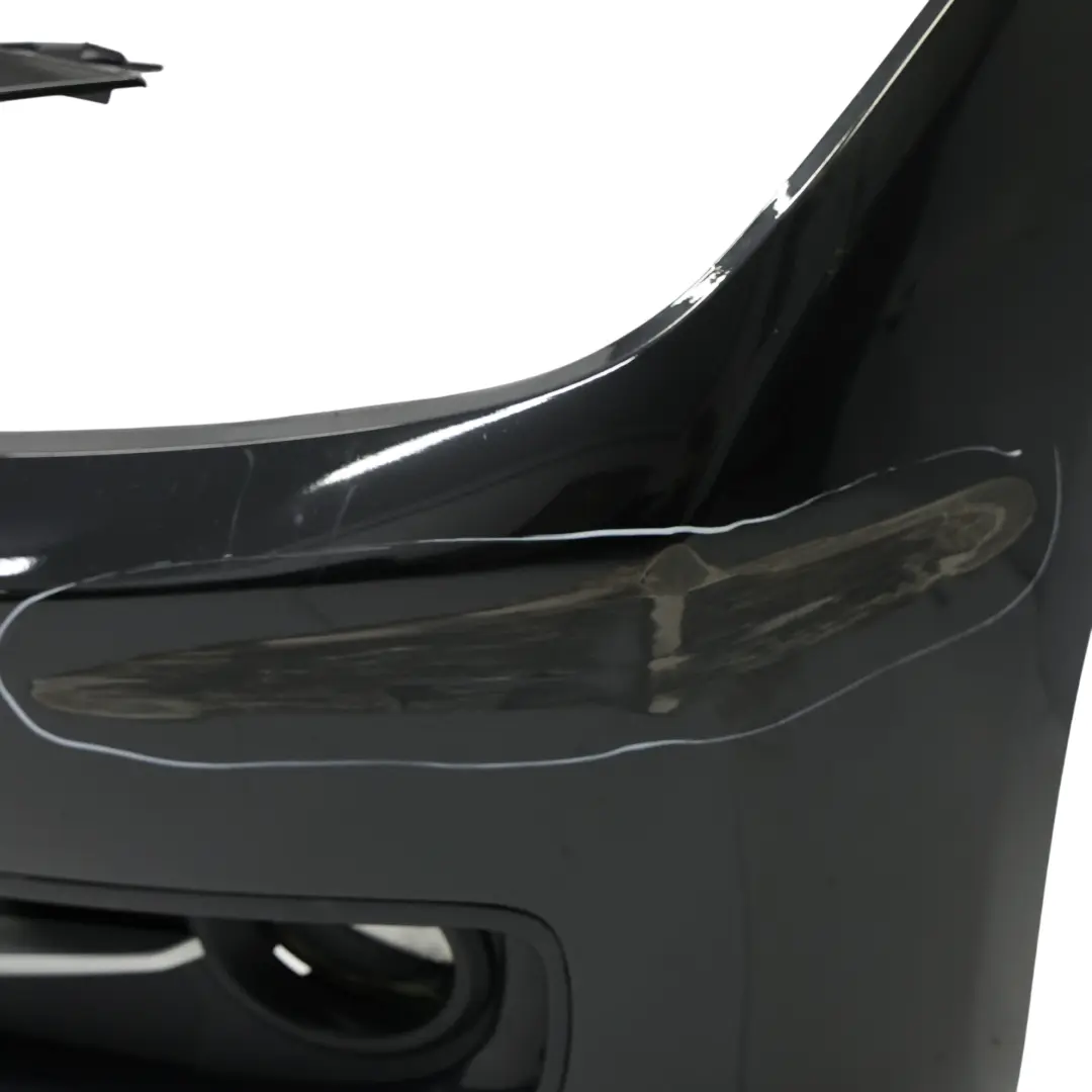 BMW F30 F31 Front Bumper Lines Trim Panel Black Sapphire Metallic - 475 - SKU 7293030-BS - Part number 7293030