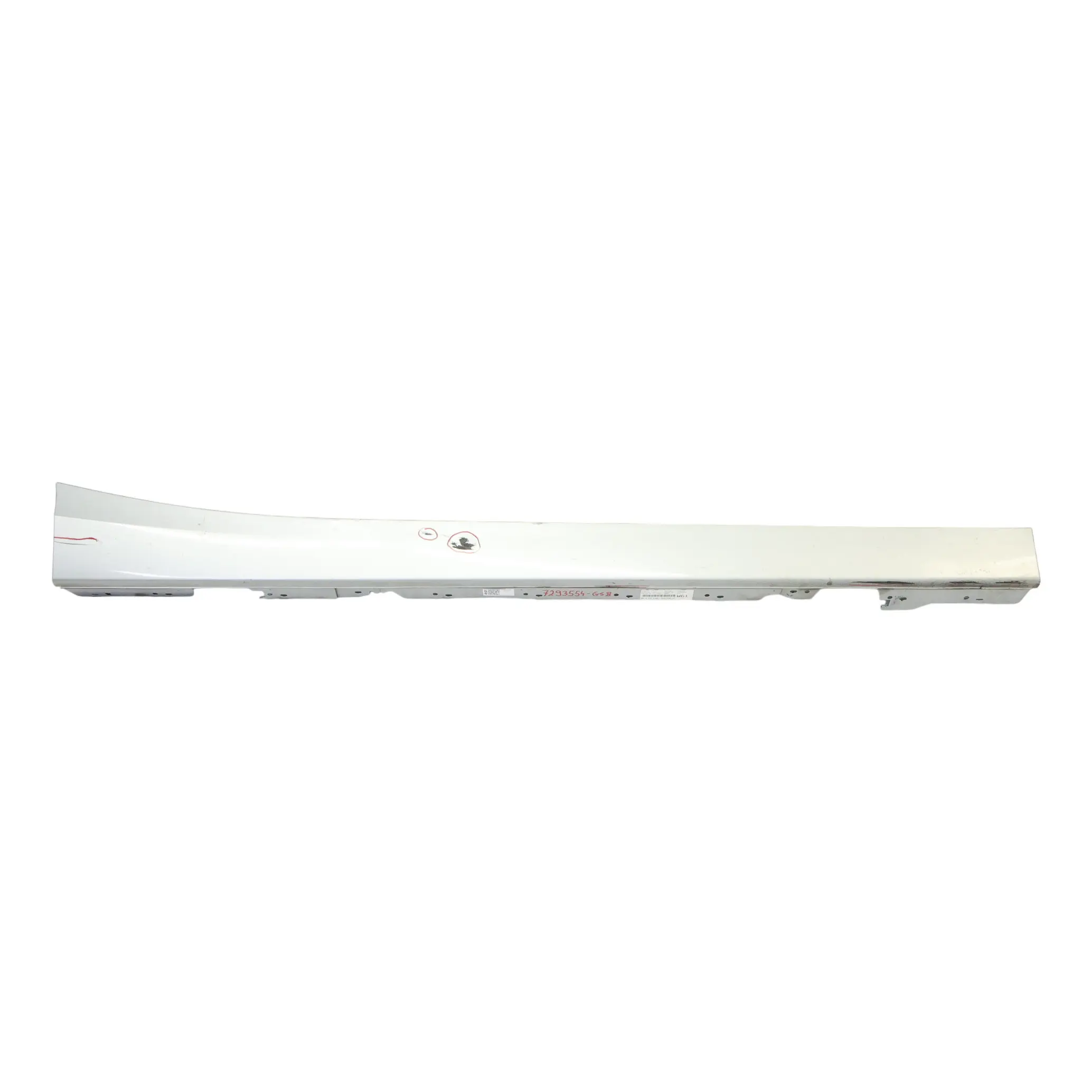 BMW F20 Sill Strip Side Skirt Right O/S Glacier Silber Silver Metallic - A83