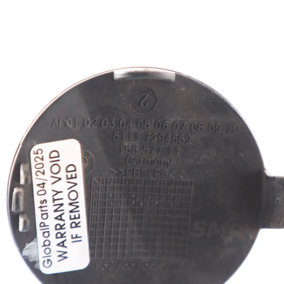  Front Bumper Towing Eye BMW F32 F33 F36 Hook Flap Jatoba Metallic - B65 - SKU 7294652-JAT - Part number 7294652