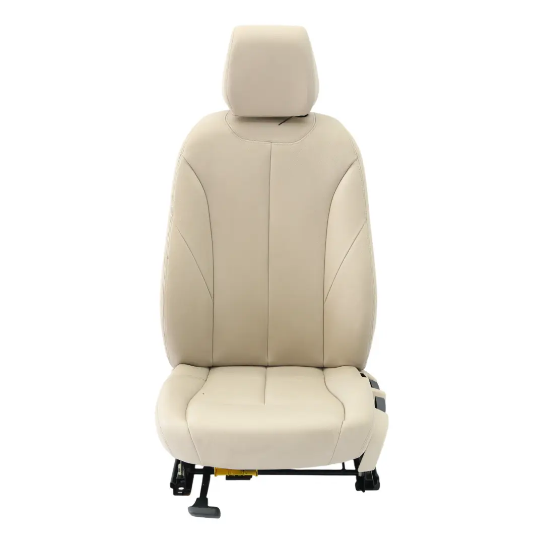 Front Left N/S Interior Heated Leather Dakota Oyster to BMW F20 Seat with Part number 7295111 BMW F20 Seat Front Left N/S Interior Heated Leather Dakota Oyster - SKU 7295111-1 - Part number 7295111