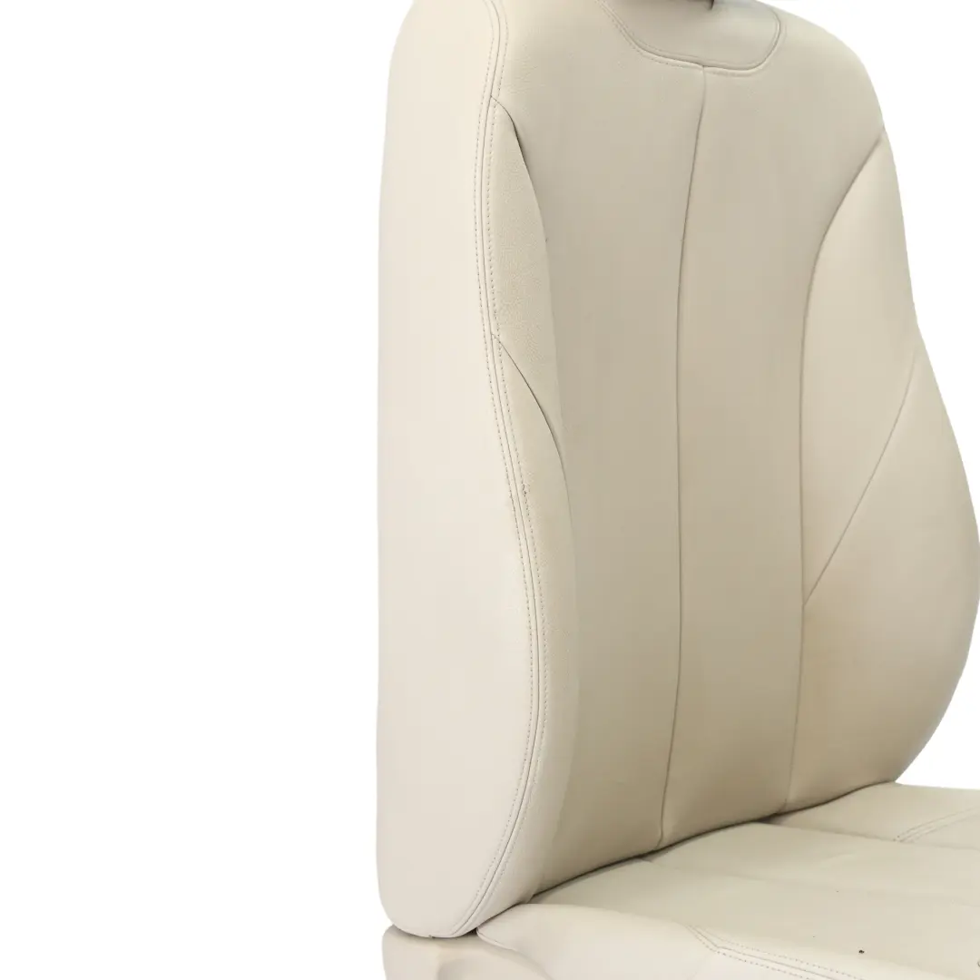 Front Left N/S Interior Heated Leather Dakota Oyster to BMW F20 Seat with Part number 7295111 BMW F20 Seat Front Left N/S Interior Heated Leather Dakota Oyster - SKU 7295111-1 - Part number 7295111