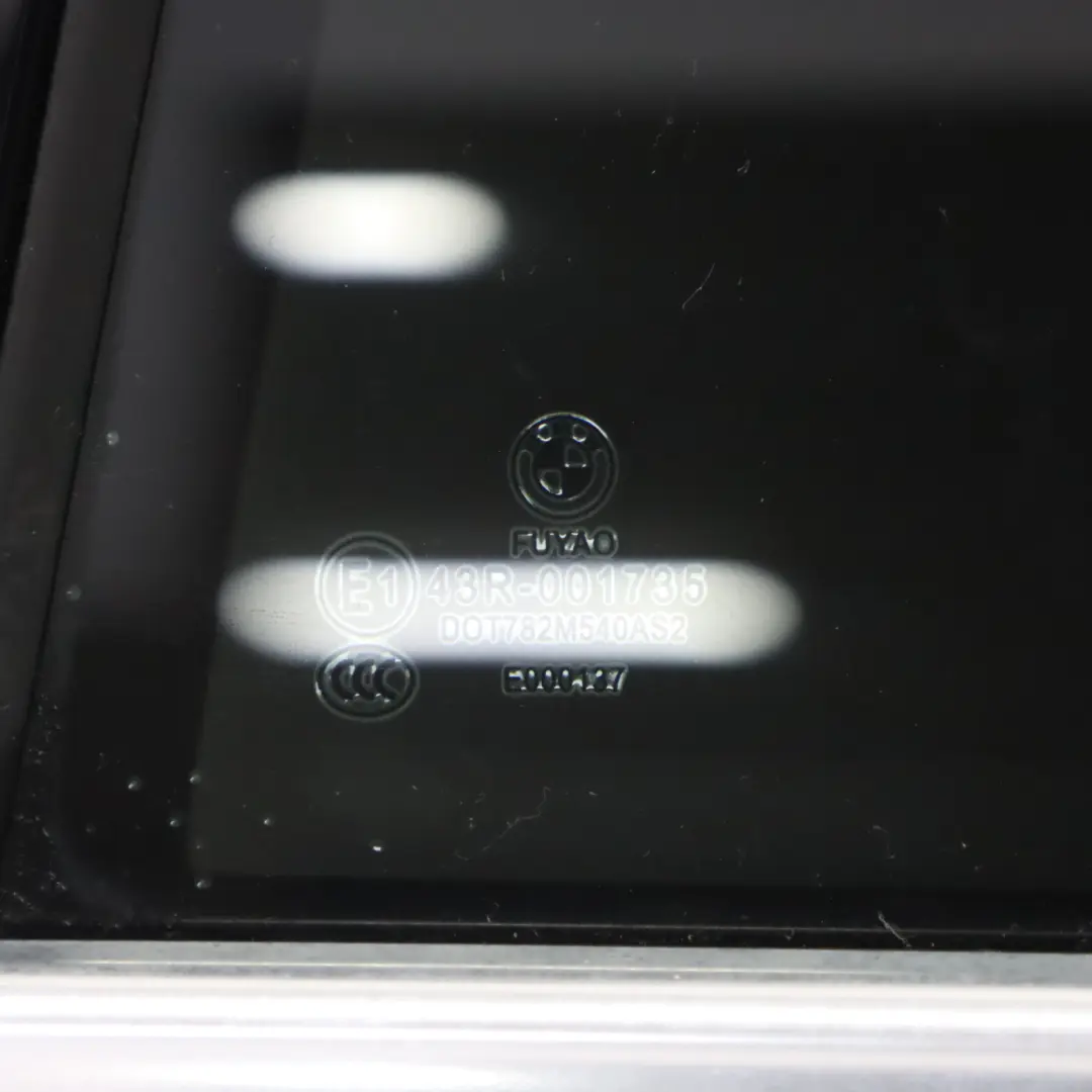 Left Door BMW F31 Touring N/S Glacier Silber Silver Metallic - A83 to Rear with Part number 7298525 Rear Left Door BMW F31 Touring N/S Glacier Silber Silver Metallic - A83 - SKU 7298525-GSB - Part number 7298525