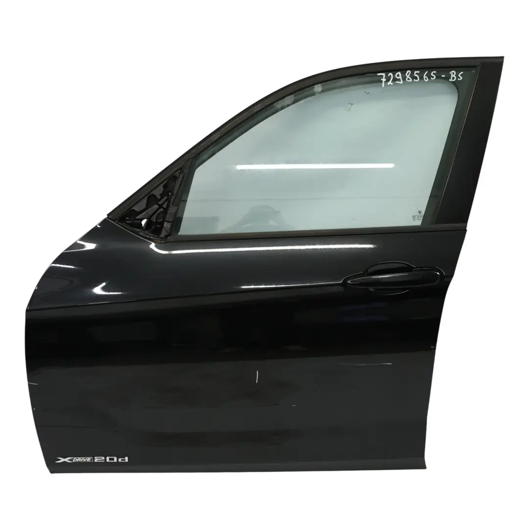 Door BMW F30 F31 Front Left N/S Black Sapphire Metallic - 475 to with Part number 7298565 Door BMW F30 F31 Front Left N/S Black Sapphire Metallic - 475 - SKU 7298565-BS - Part number 7298565