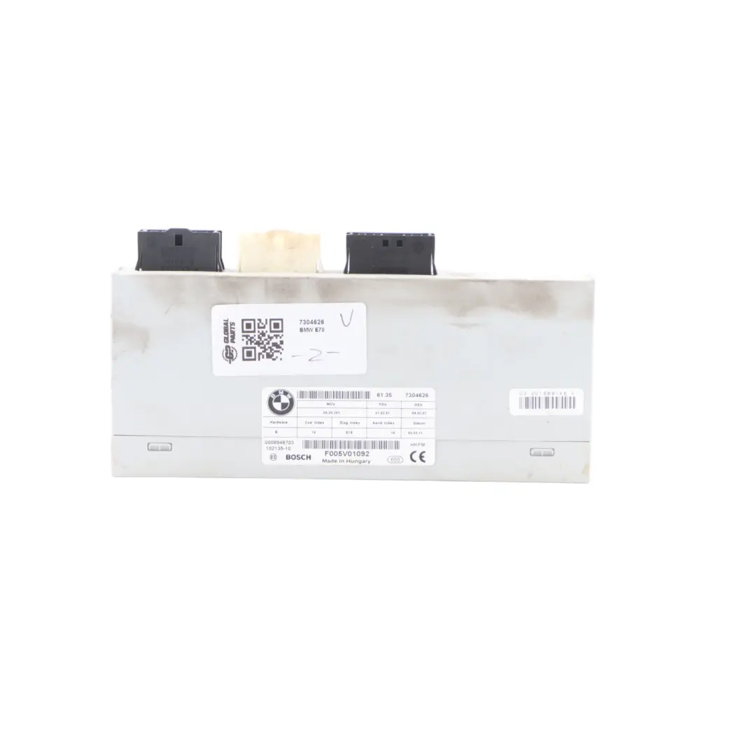 BMW X5 E70 X6 E71 Heckklappen Modul Steuergerät Heckklappenaufzug - SKU 7304626 - Teilenummer 7304626