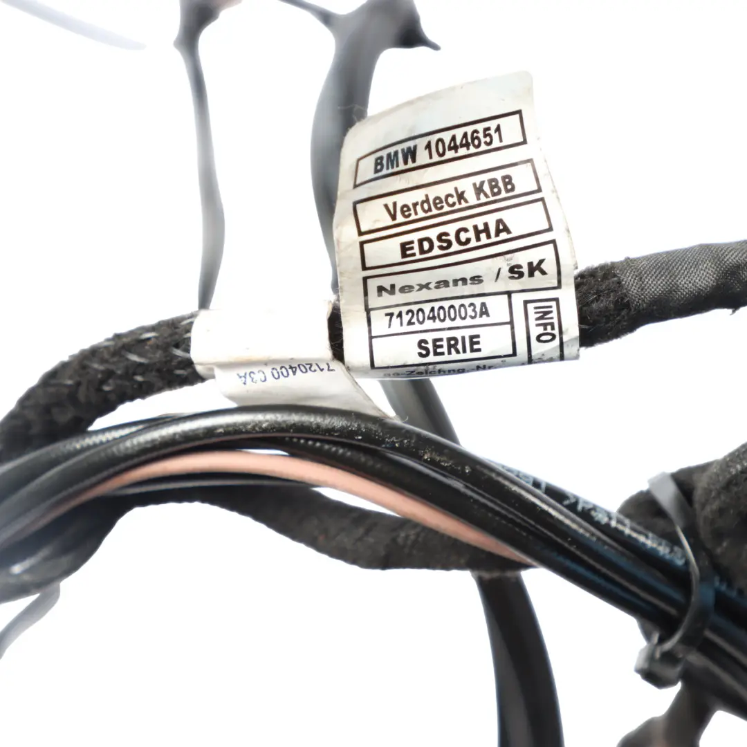 Plegable Unidad Hidráulica Líneas Techo Cableado Arnés para BMW Z4 E89 con número de pieza 7311084 BMW Z4 E89 Plegable Unidad Hidráulica Líneas Techo Cableado Arnés - SKU 7311084-1 - Número de pieza 7311084