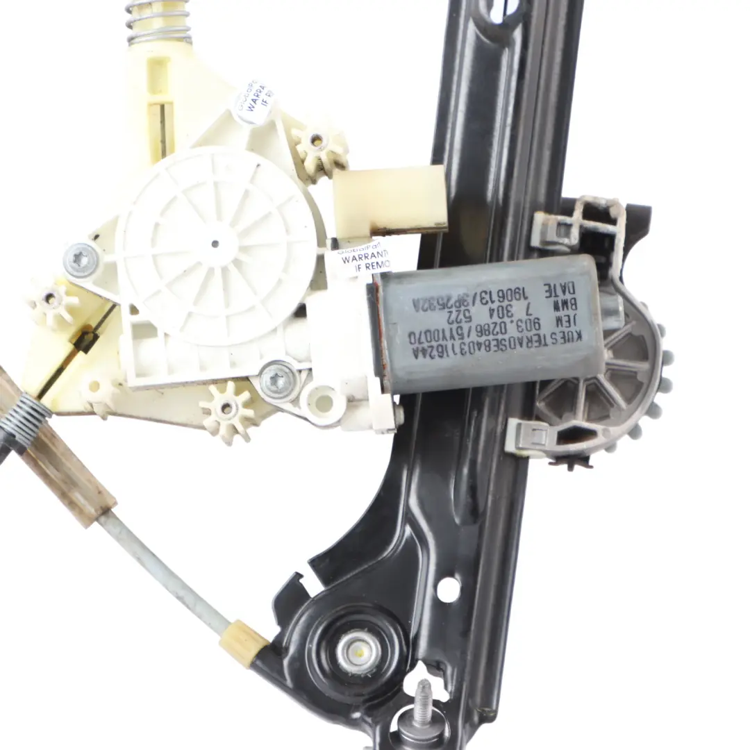 BMW F06 Gran Coupe Elevalunas Regulador Motor Trasero Derecho - SKU 7311598 - Número de pieza 7311598